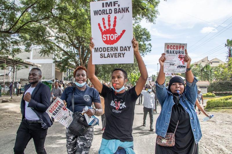 From Kenya to Pakistan, protesters want the International Monetary Fund to stop exploiting countries in debt crisis